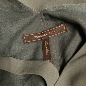SOLD BCBGMaxAzria | Dresses | Bcbg
Asymmetrical Dress In Dark Green